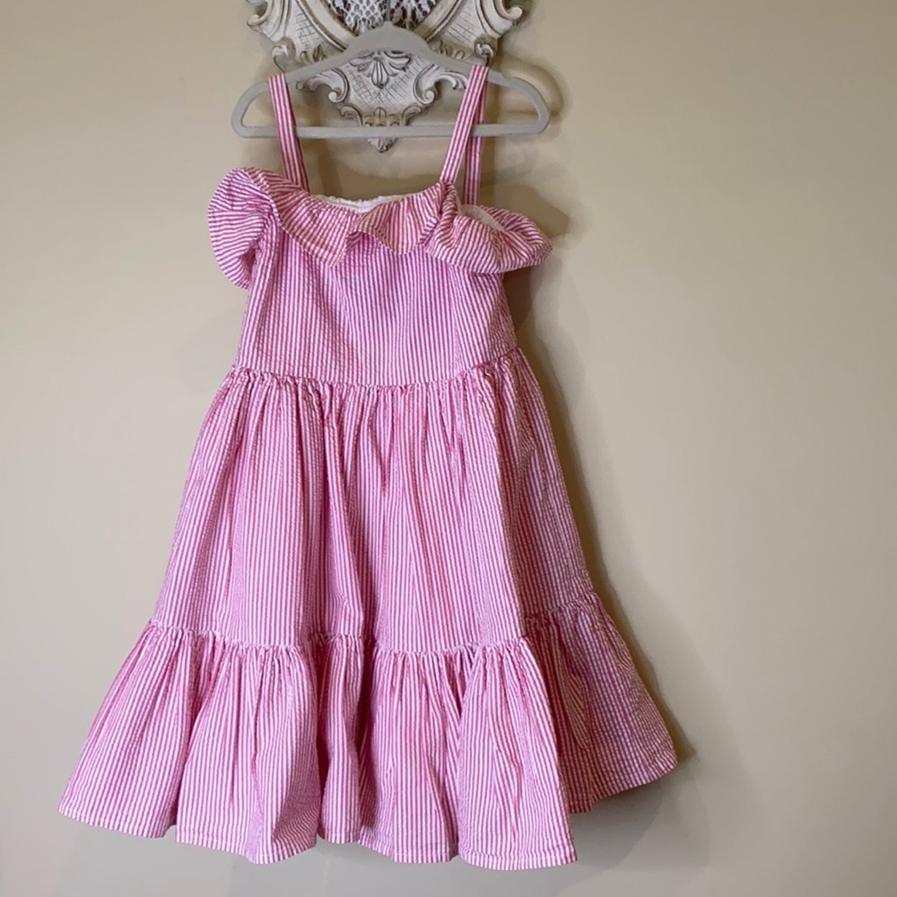 *Polo Ralph Lauren Girls Fit & Flare Off-Shoulder C-2